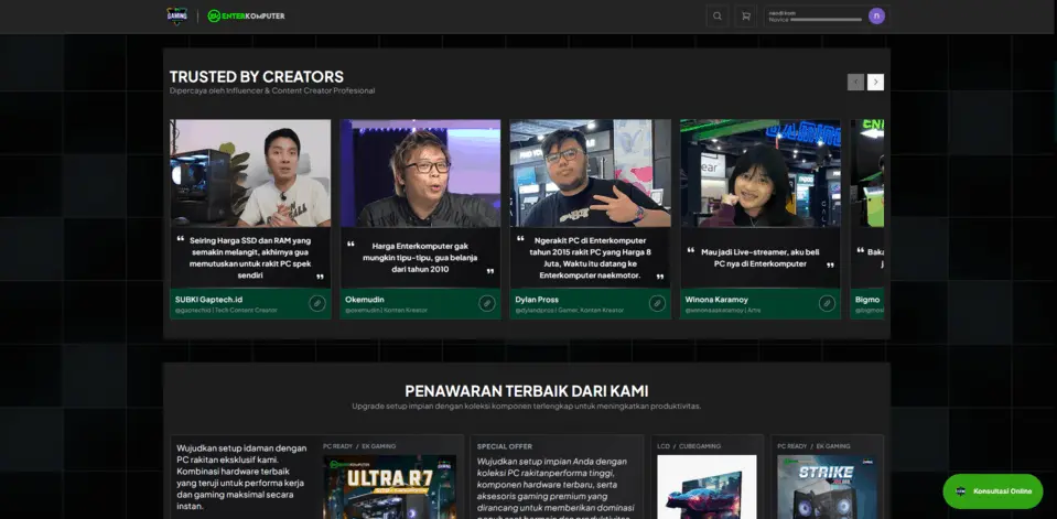 E-commerce PC screenshot 2