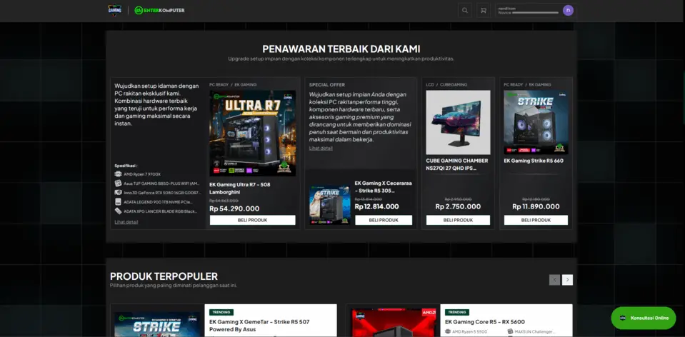 E-commerce PC screenshot 3