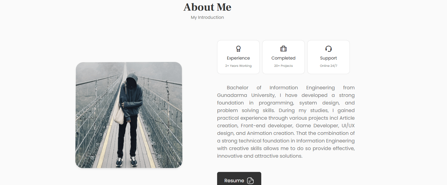 Portfolio V2 Website screenshot 3