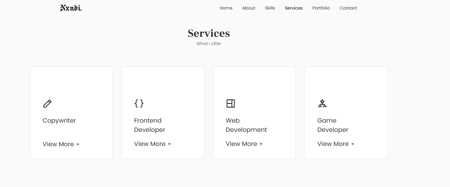 Portfolio V2 Website screenshot 5